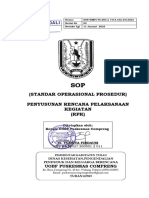 SOP PENYUSUNAN RPK 2023