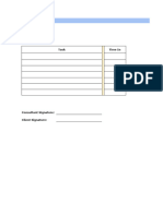 Consultant Daily Timesheet Template Excel