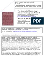 The Journal of Psychology: Interdisciplinary and Applied