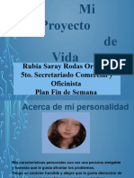 Proyecto de Vida Rubia Rodas