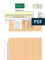 StockTrader Excel Trading Journal