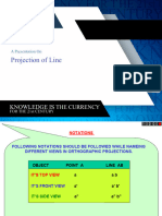 Projection of Line