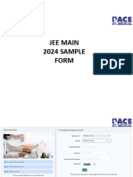 Jee Main 2024 Sample Form PDF