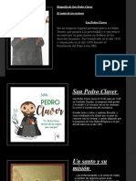 Biografía de San Pedro Claver Noveno Grado, Josué Calderon