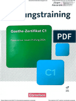 PrÃ Fungstraining Goethe-Zertifikat C1 - Passend Zur Neuen PrÃ Fung 2024