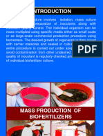 Mass Production of Biofertilizers