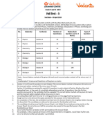 NEET - Full Test-5 (Complete 11th & 12th Syllabus)