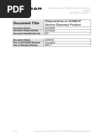 AUTOSAR FO RS SOMEIPServiceDiscoveryProtocol