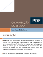 Aula 01 Entes Federativos - Organização Politica Do Estado