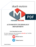 Mukaeb Motors Level 4 Practical Coc Exam