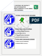 Reporte de Faltas y Tardanzas 16 Abril