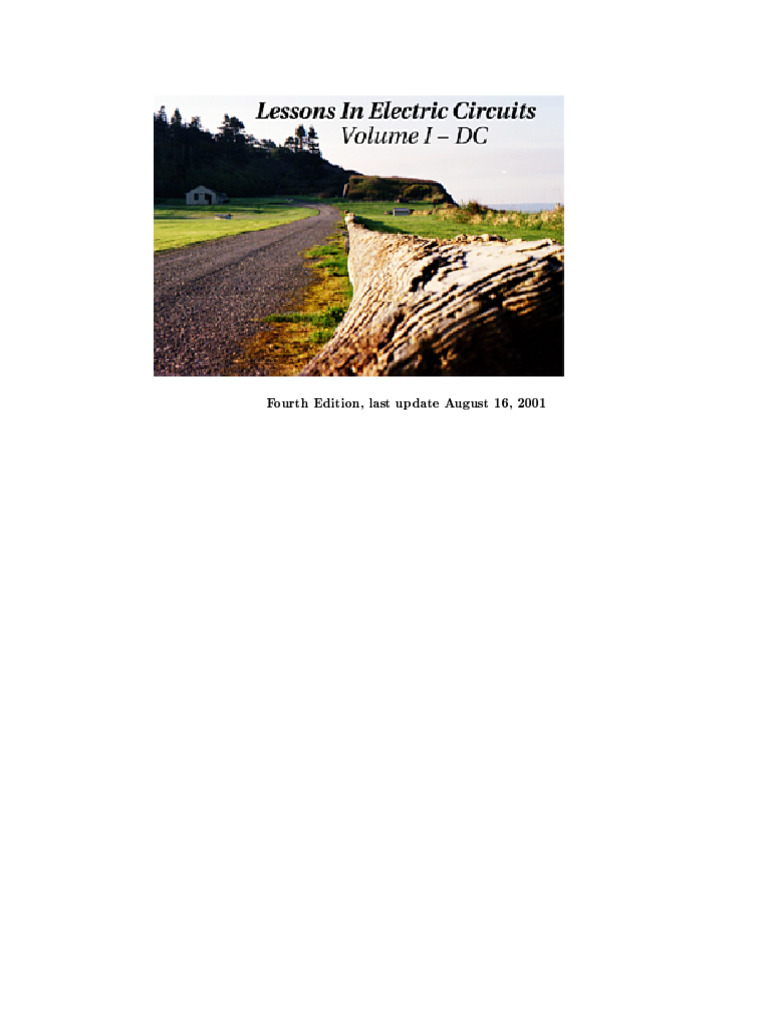 Lessons in Electronic Circuits I - DC. Tony R. Kuphaldt | PDF