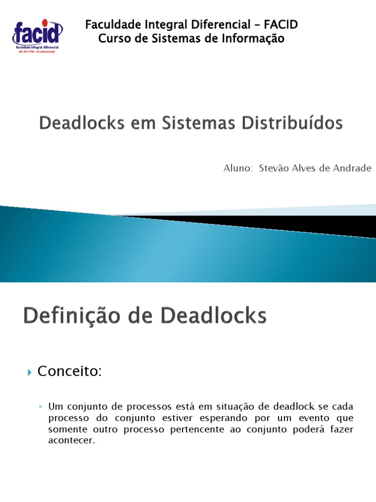 Entendendo Deadlocks em Sistemas Operacionais | PDF | Processo ...