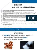 Week 2 - Atomic Structure and Periodic Table