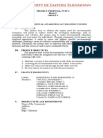 Proposal Envoronmental Awarenesss Automation Network