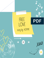 Free Love: Song By: HONNE