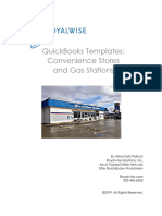 QuickBooks Template For Gas Stations and Convenience Stores First Chapter