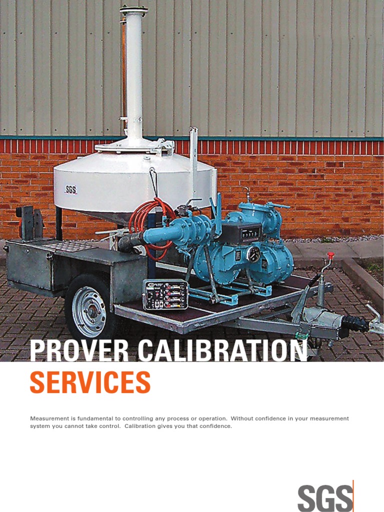 5509 Prover Calib | PDF | Calibration | Engineering