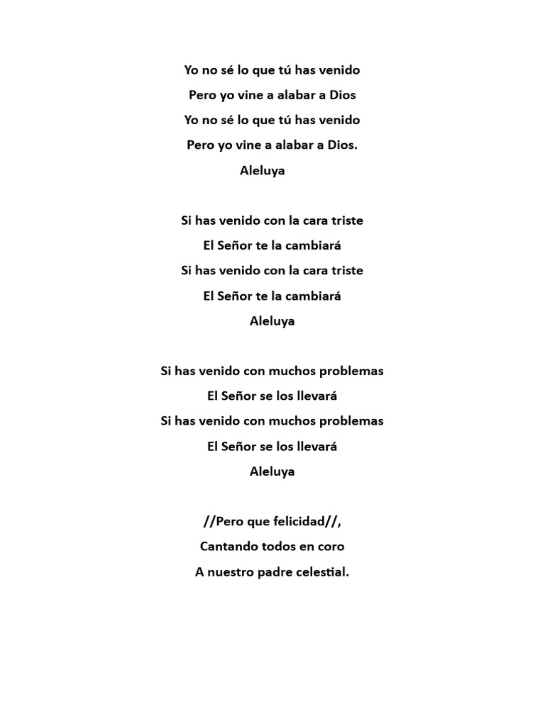 Yo no s lo que t has venido pdf