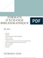 Formats D'echange Bibliographique