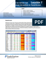 Lección 7 - Escaneo en Tiempo Real Con Técnicas de Análisis en RadarScreen