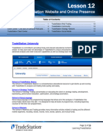 Lección 12 - La Pagina Web de TradeStation y Nuestra Presencia en Internet