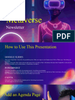 Newsletter Template For The Metaverse