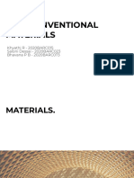 Non Conventional Building Materials