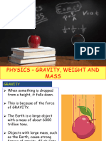 3.1 Gravity, Weight & Mass