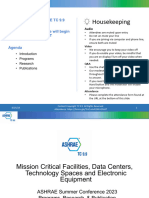 ASHRAE TC0909 Hybrid Summer Sunday Program Research Publications