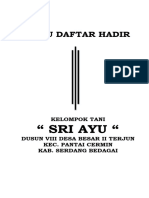 Buku Daftar Hadir