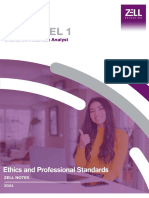 Ethics and Professional Standards - Zell Education 2024