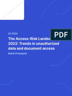 The Access-Risk Landscape in 2022