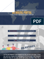 How To Create Members Portal