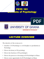 Psyc 101 Lecture 8 Io Psyc