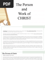 The Person and Work of Christ 1