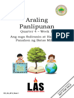 AP - 6 - Q4 - WK1 - Ang Mga Suliranin at Hamon Sa Panahon NG Batas Militar