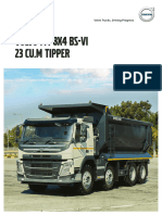 Volvo FM 420 8x4 23 Cu M Tipper BS VI Data Sheet