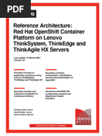 Lenovo Reference Architecture For OpenShift - 2024-03-27