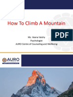How To Climb A Mountain.