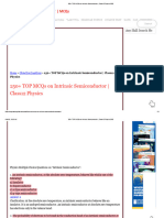3 250+ TOP MCQs On Intrinsic Semiconductor - Class12 Physics 2023