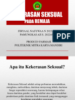 Kekerasan Seksual Pada Remaja