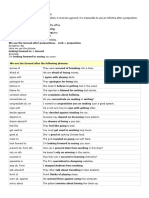 Gerunds After Prepositions