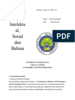 Resume Perkembangan Intelektual, Sosial Dan Bahasa