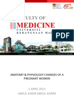 Anatomy Physiology of A Pregnant Women
