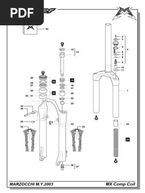 Marzocchi MX Comp 2003 Parts Diagram | PDF
