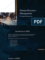 Human Resource Management