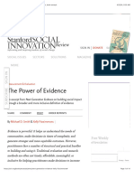 Next Generation Evidence Edited by Kelly Fitzsimmons, Book Excerpt