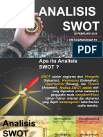 Pekan 2 Materi 6 Analisis Swot