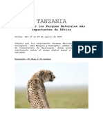 DOSSIER Tanzania - AGOSTO 2021